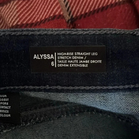 Buffalo David Bitton Alyssa High-Rise Straight Leg Stretch Denim Jeans - Picture 5 of 6